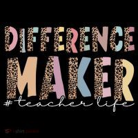 Difference Maker Hashtag Teacher Life Tall T-Shirt