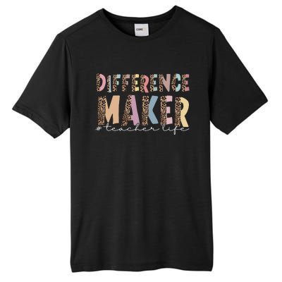 Difference Maker Hashtag Teacher Life Tall Fusion ChromaSoft Performance T-Shirt