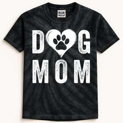 Dog Mom Happy MotherS Day Dog Mama Dog Loving Mom Puppy Mom Kids Tie-Dye T-Shirt