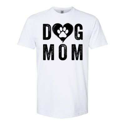 Dog Mom Happy MotherS Day Dog Mama Dog Loving Mom Puppy Mom Softstyle® CVC T-Shirt