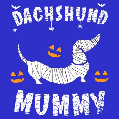 Dachshund Mummy Halloween Funny Dog Mummy Dachshund Lover Funny Gift T-Shirt