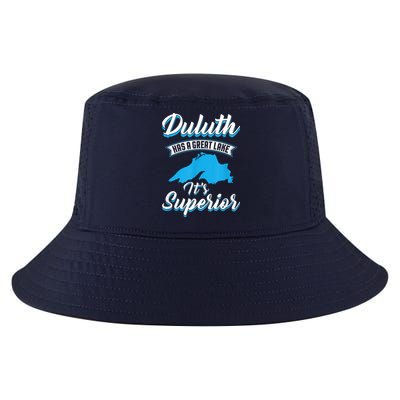 Duluth Minnesota Has A Great Lake Its Superior Pun Cool Comfort Performance Bucket Hat
