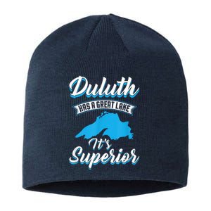 Duluth Minnesota Has A Great Lake Its Superior Pun Sustainable Beanie