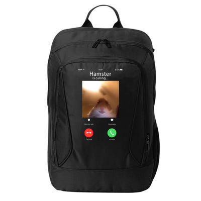 Dank Meme Hamster Staring Front Camera Hamster Calling Gift City Backpack