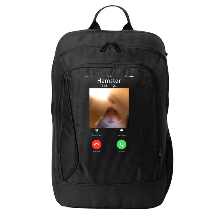 Dank Meme Hamster Staring Front Camera Hamster Calling Gift City Backpack