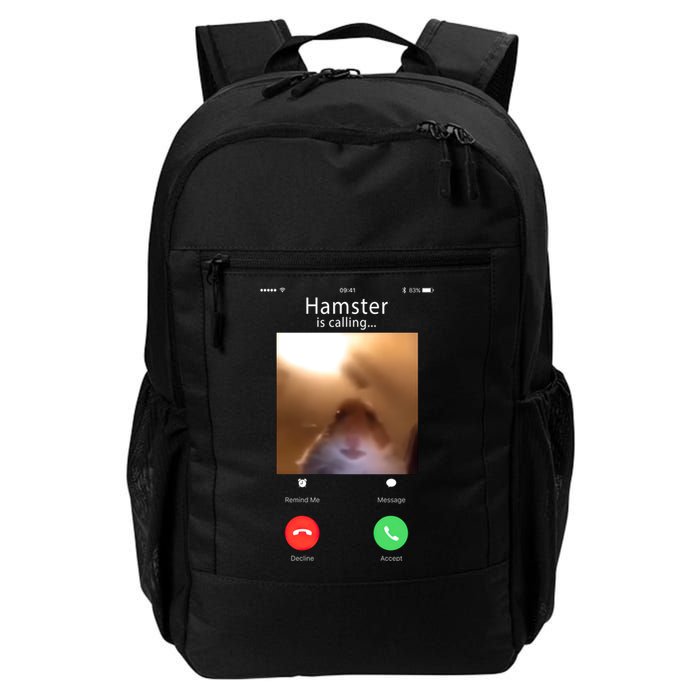 Dank Meme Hamster Staring Front Camera Hamster Calling Gift Backpack