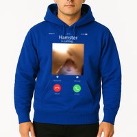Dank Meme Hamster Staring Front Camera Hamster Calling Gift Hoodie