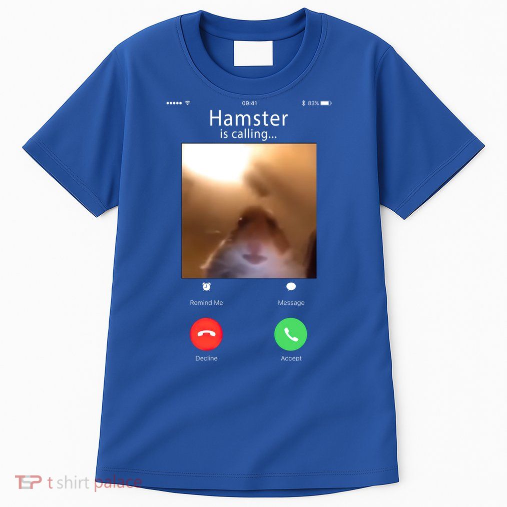 Dank Meme Hamster Staring Front Camera Hamster Calling Gift Tall T-Shirt