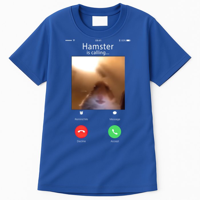 Dank Meme Hamster Staring Front Camera Hamster Calling Gift Tall T-Shirt