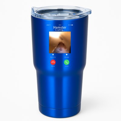 Dank Meme Hamster Staring Front Camera Hamster Calling Gift Tumbler