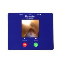 Dank Meme Hamster Staring Front Camera Hamster Calling Gift Mousepad