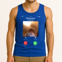 Dank Meme Hamster Staring Front Camera Hamster Calling Gift Tank Top