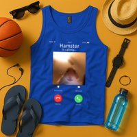 Dank Meme Hamster Staring Front Camera Hamster Calling Gift Tank Top
