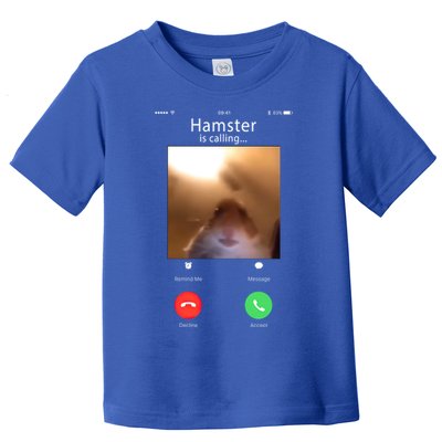 Dank Meme Hamster Staring Front Camera Hamster Calling Gift Toddler T-Shirt