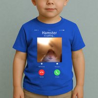 Dank Meme Hamster Staring Front Camera Hamster Calling Gift Toddler T-Shirt