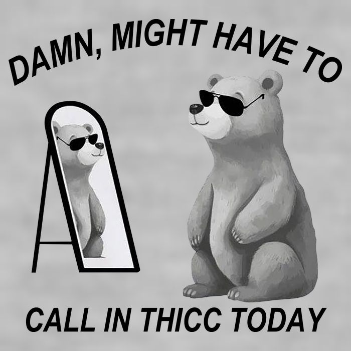 Damn Might Have To Call In Thicc Today Ladies PosiCharge Tri-Blend Wicking Tank