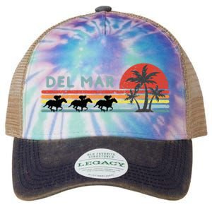 Del Mar Horse Racing Thoroughbred Santa Anita Horseplayers Legacy Tie Dye Trucker Hat