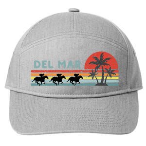 Del Mar Horse Racing Thoroughbred Santa Anita Horseplayers 7-Panel Snapback Hat