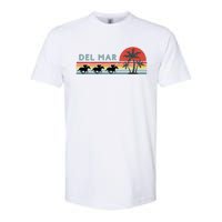 Del Mar Horse Racing Thoroughbred Santa Anita Horseplayers Softstyle CVC T-Shirt