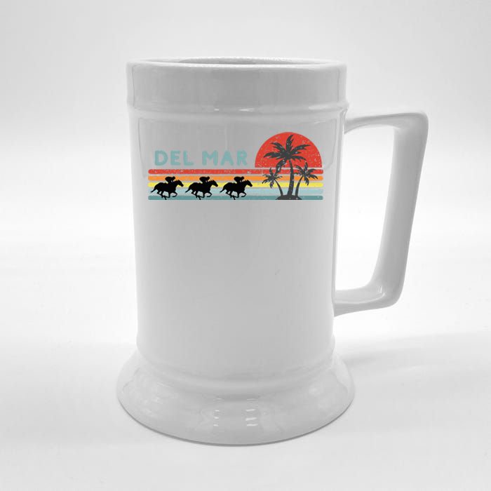 Del Mar Horse Racing Thoroughbred Santa Anita Horseplayers Beer Stein