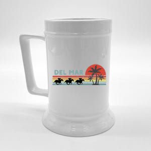 Del Mar Horse Racing Thoroughbred Santa Anita Horseplayers Beer Stein