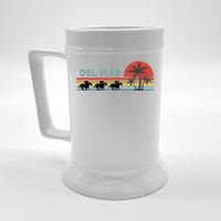 Del Mar Horse Racing Thoroughbred Santa Anita Horseplayers Beer Stein