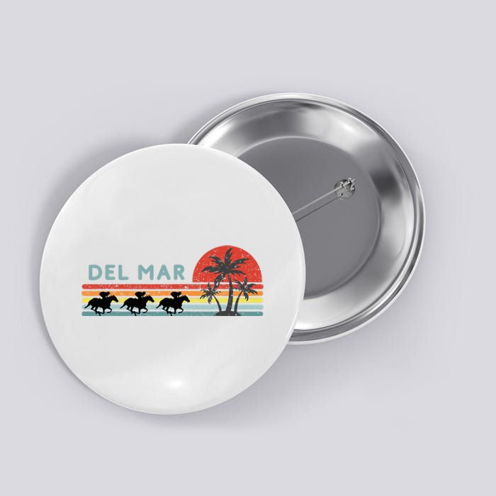 Del Mar Horse Racing Thoroughbred Santa Anita Horseplayers Button