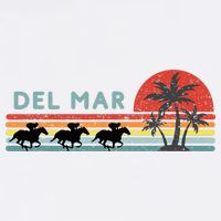 Del Mar Horse Racing Thoroughbred Santa Anita Horseplayers Button
