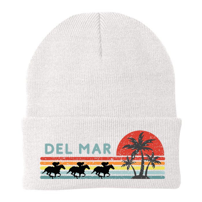 Del Mar Horse Racing Thoroughbred Santa Anita Horseplayers Knit Cap Winter Beanie