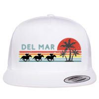 Del Mar Horse Racing Thoroughbred Santa Anita Horseplayers Flat Bill Trucker Hat