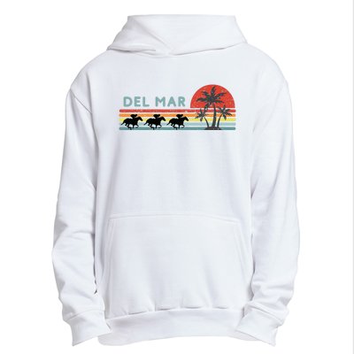 Del Mar Horse Racing Thoroughbred Santa Anita Horseplayers Urban Pullover Hoodie