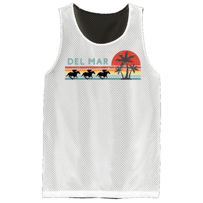 Del Mar Horse Racing Thoroughbred Santa Anita Horseplayers Mesh Reversible Basketball Jersey Tank