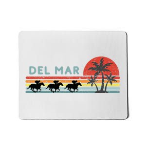 Del Mar Horse Racing Thoroughbred Santa Anita Horseplayers Mousepad