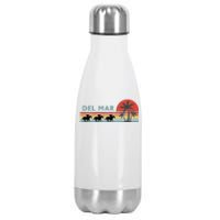 Del Mar Horse Racing Thoroughbred Santa Anita Horseplayers Stainless Steel Insulated Water Bottle