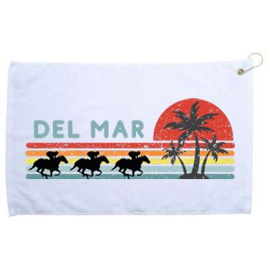 Del Mar Horse Racing Thoroughbred Santa Anita Horseplayers Grommeted Golf Towel