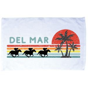 Del Mar Horse Racing Thoroughbred Santa Anita Horseplayers Microfiber Hand Towel