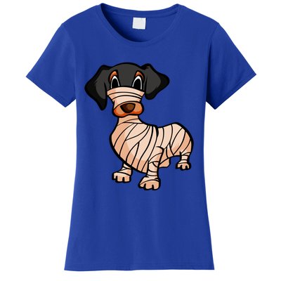 Dachshund Mummy Halloween Gift Women's T-Shirt