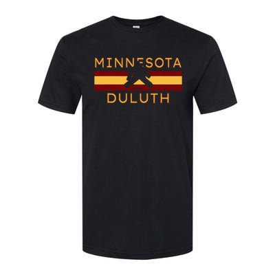 Duluth Minnesota Hockey Goalie Player Minnesotans Coach Softstyle CVC T-Shirt