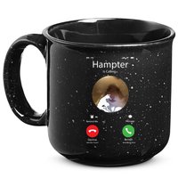 Dank Meme Hamster Staring Front Camera Hampter Calling 15oz Campfire Ceramic Mug