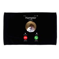 Dank Meme Hamster Staring Front Camera Hampter Calling Microfiber Hand Towel