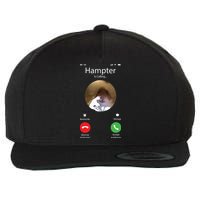 Dank Meme Hamster Staring Front Camera Hampter Calling Wool Snapback Cap
