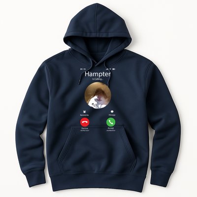 Dank Meme Hamster Staring Front Camera Hampter Calling Hoodie