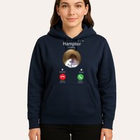 Dank Meme Hamster Staring Front Camera Hampter Calling Hoodie