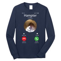 Dank Meme Hamster Staring Front Camera Hampter Calling Long Sleeve Shirt