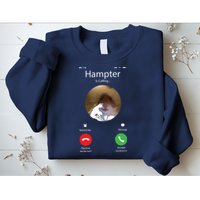 Dank Meme Hamster Staring Front Camera Hampter Calling Sweatshirt