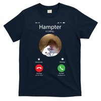 Dank Meme Hamster Staring Front Camera Hampter Calling T-Shirt