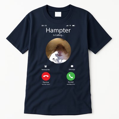 Dank Meme Hamster Staring Front Camera Hampter Calling Tall T-Shirt