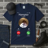Dank Meme Hamster Staring Front Camera Hampter Calling Tall T-Shirt