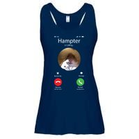 Dank Meme Hamster Staring Front Camera Hampter Calling Ladies Essential Flowy Tank