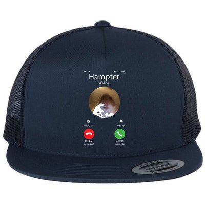 Dank Meme Hamster Staring Front Camera Hampter Calling Flatbill Hat